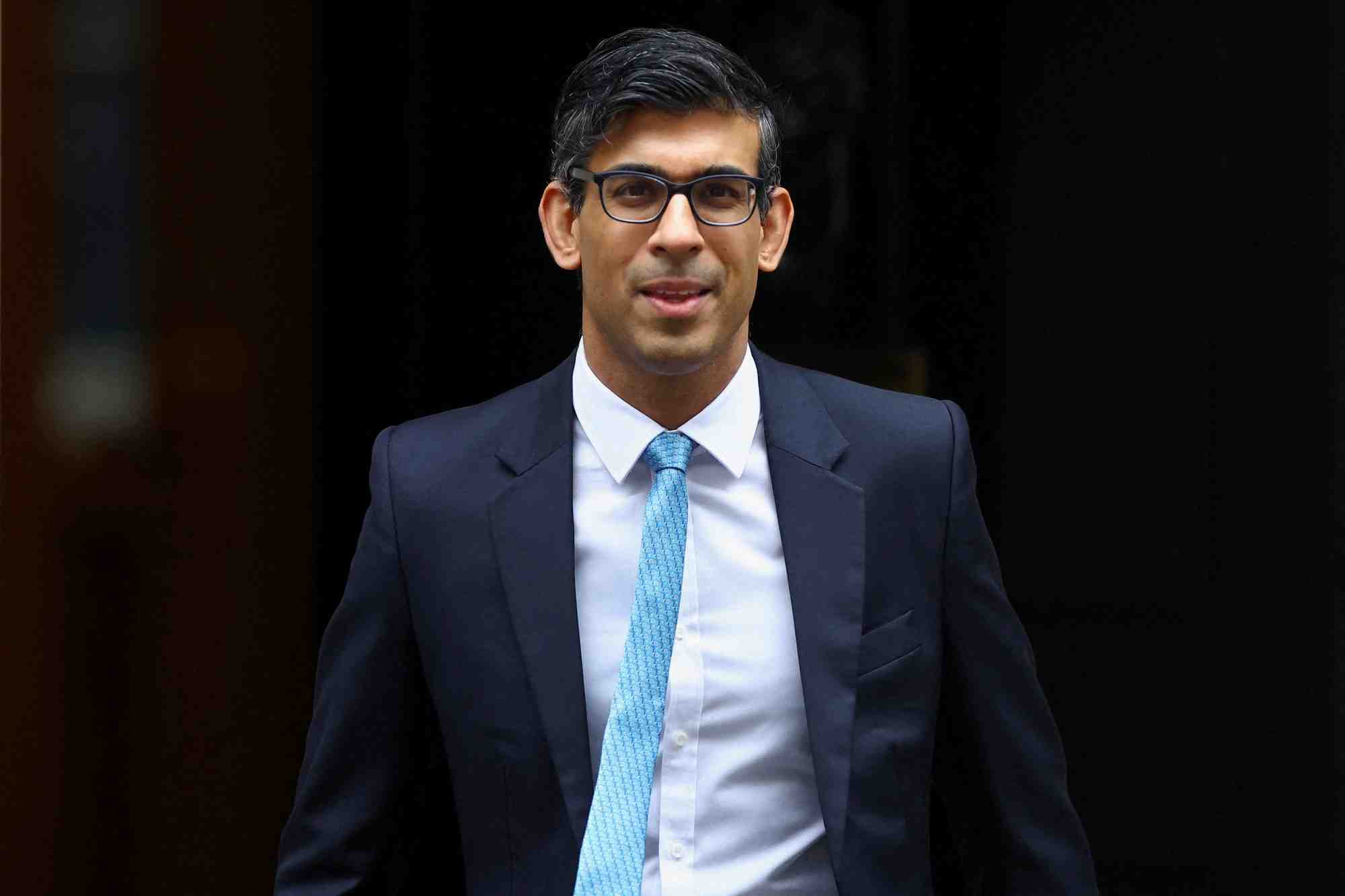 Photo d'archives du premier ministre britannique, rishi sunak
