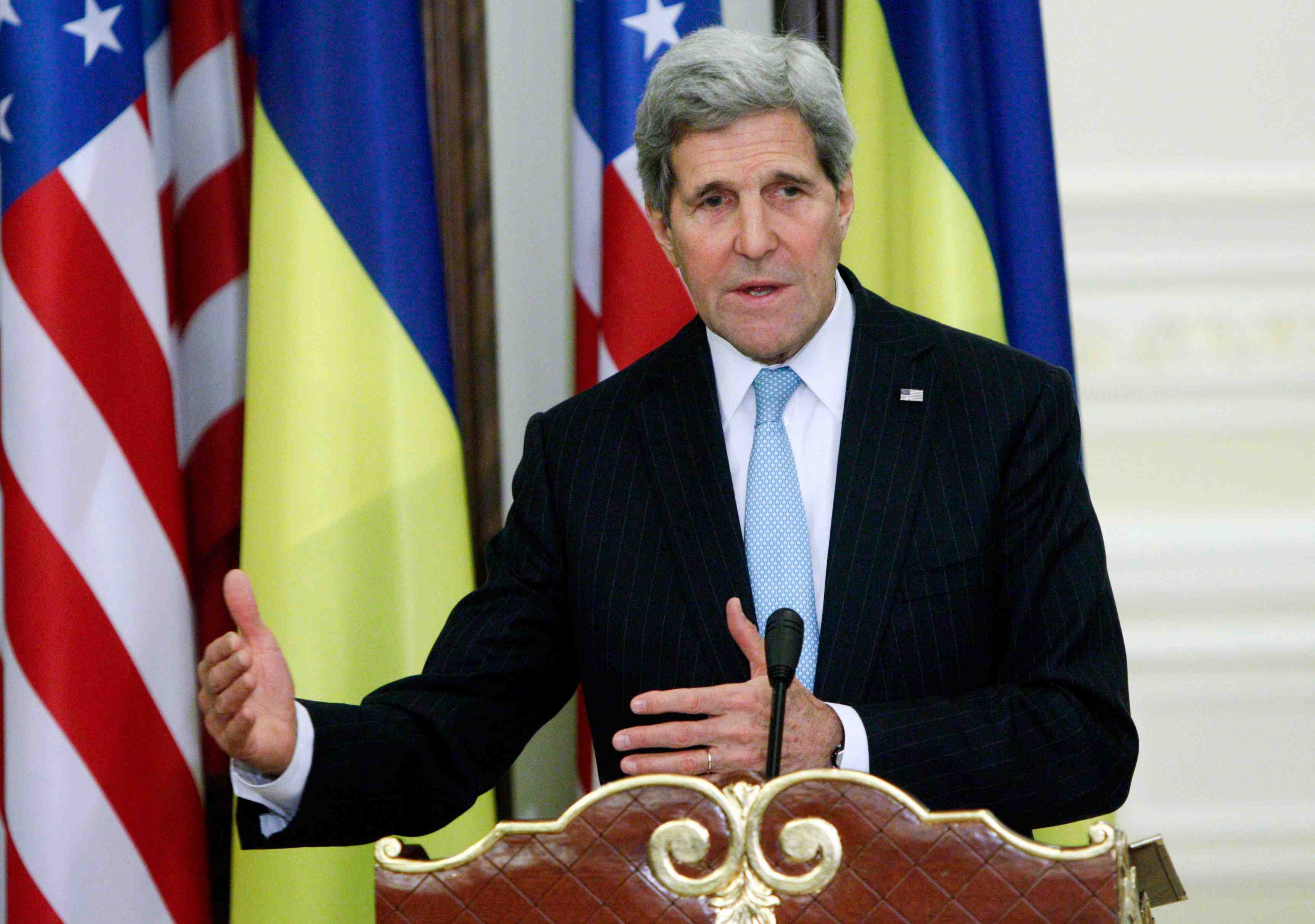 John kerry appelle la russie a agir concretement pour la paix en ukraine
