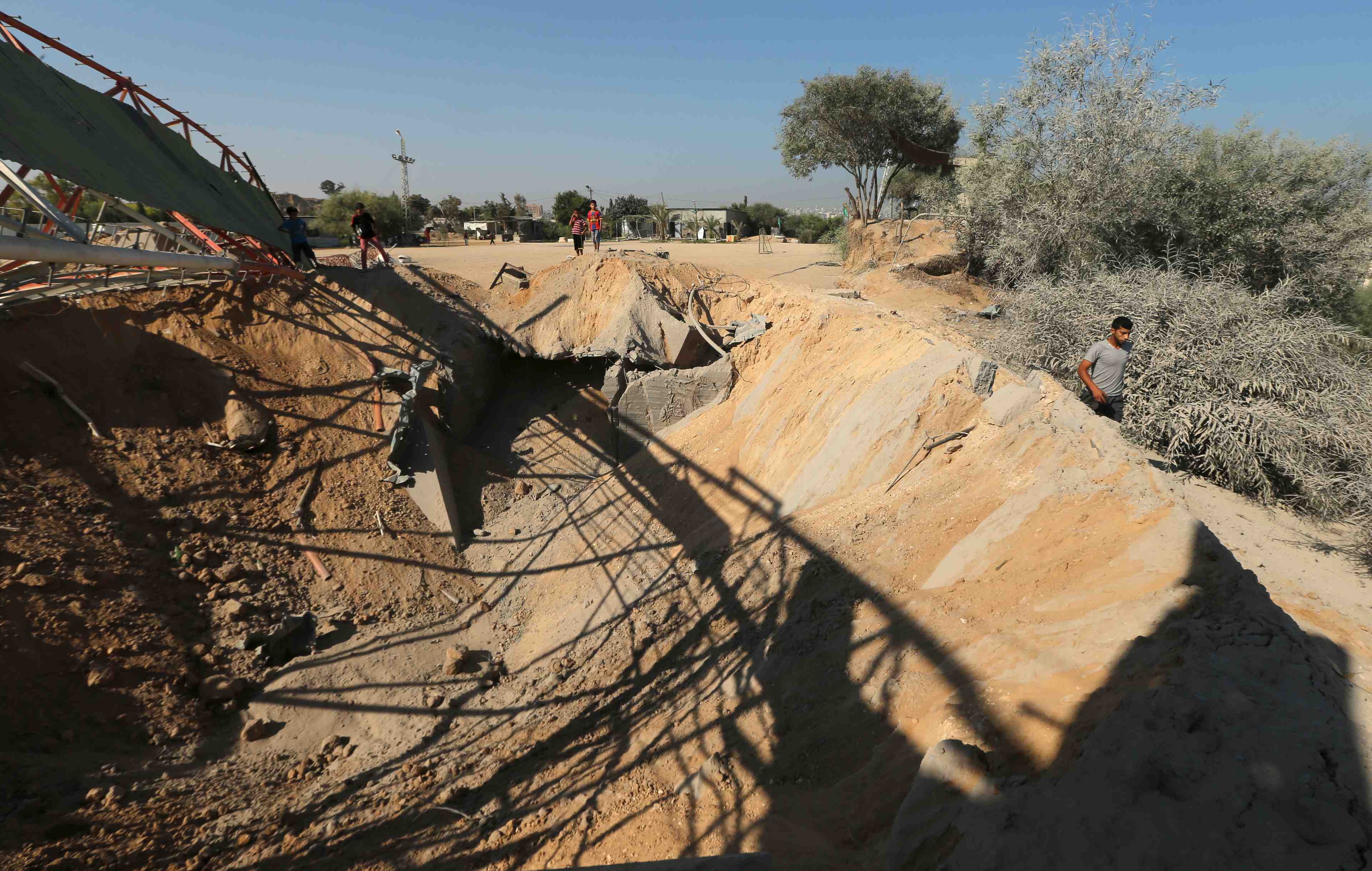 Raids aeriens de tsahal a gaza apres des tirs de roquettes
