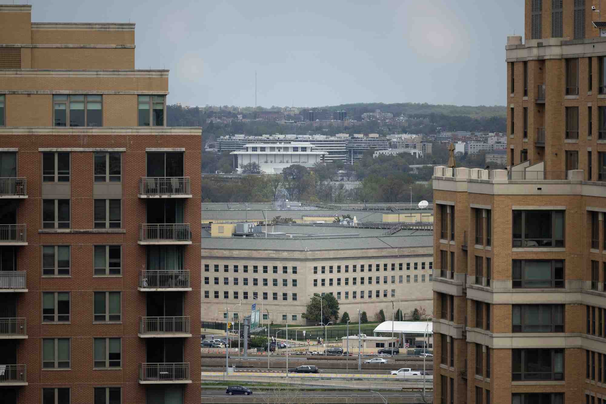 Photo du batiment du pentagone a arlington, etats-unis