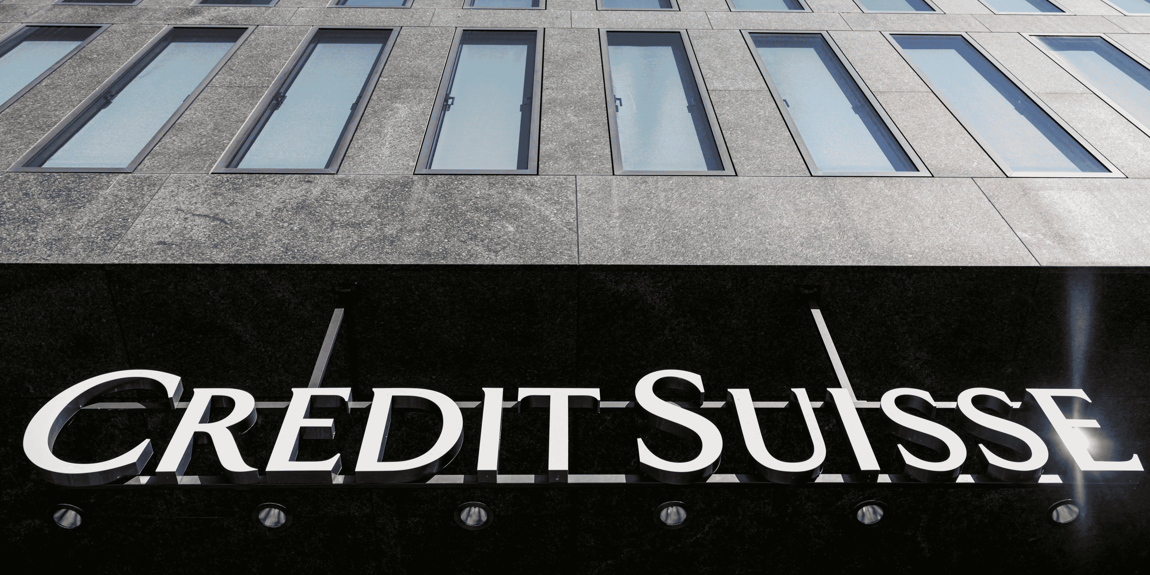 Photo d'archives du logo de credit suisse
