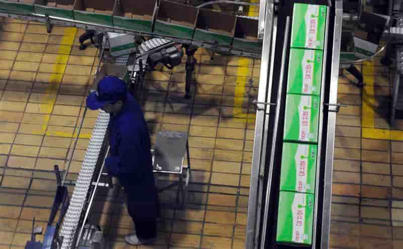 Hausse de 10% de la production industrielle de la Chine