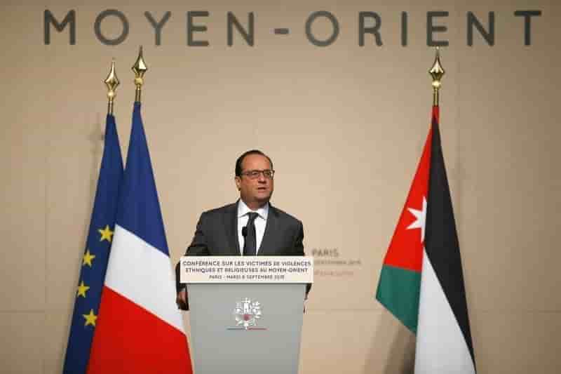Francois hollande veut une action d'ampleur face a l'exode des populations de syrie et d'irak