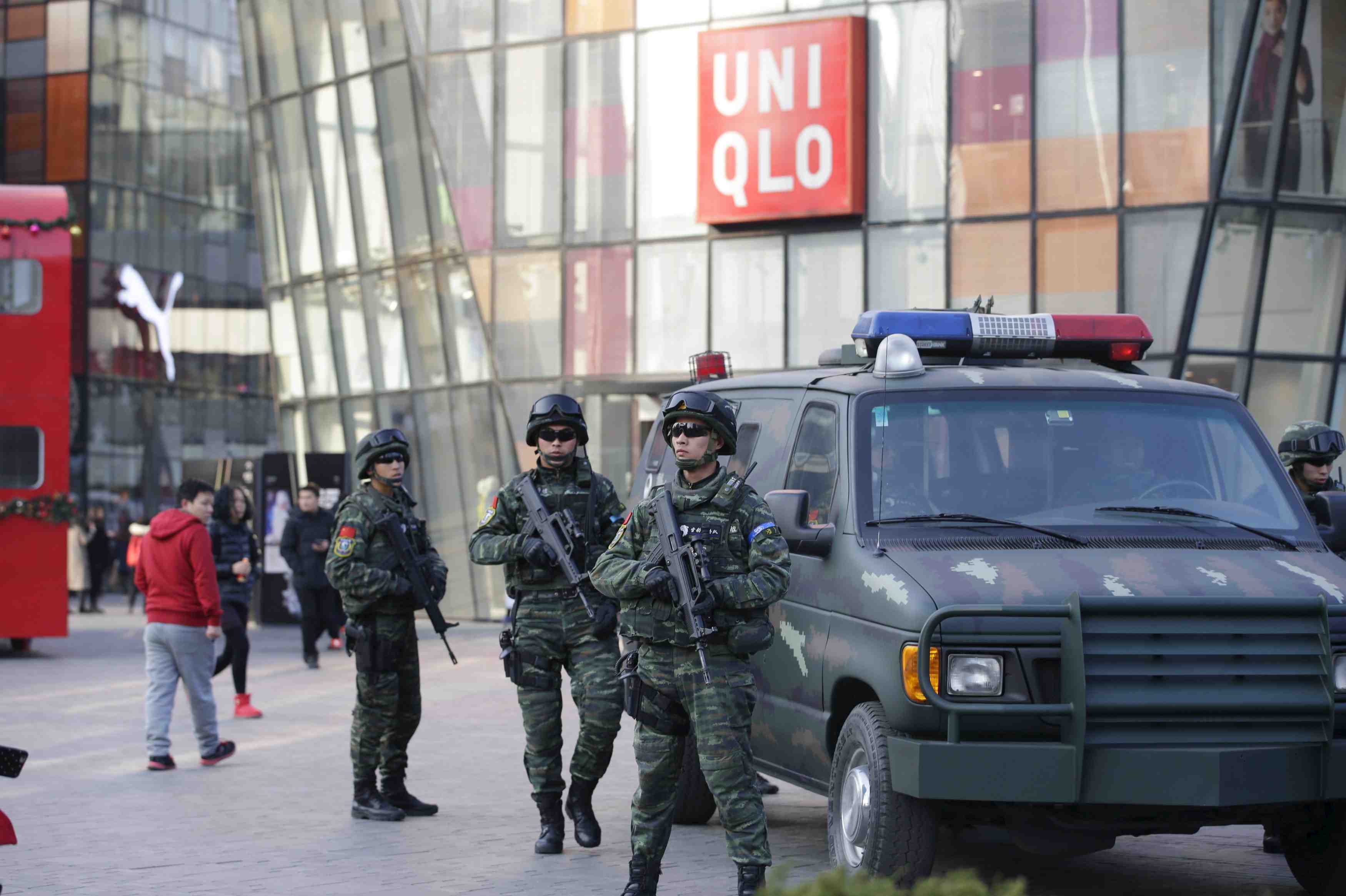Exceptionnelles mesures de securite a pekin