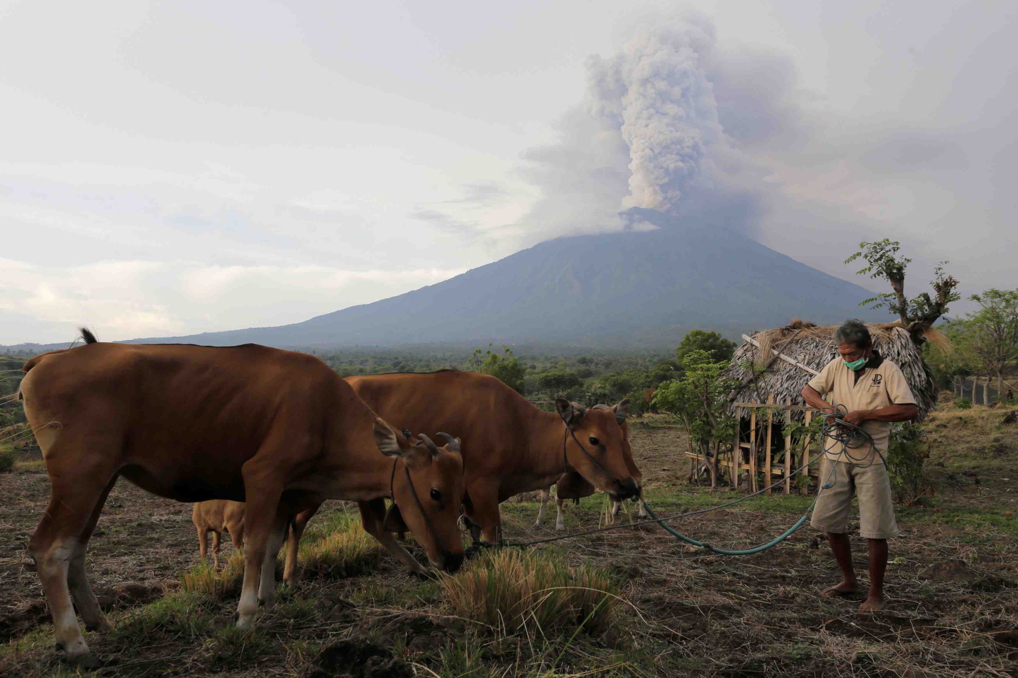 Le tourisme a bali, 1ere victime de l'eruption du volcan agung