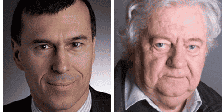 Sylvain Boucher, président de France Water Team, et André Joffre, président de DERBI.