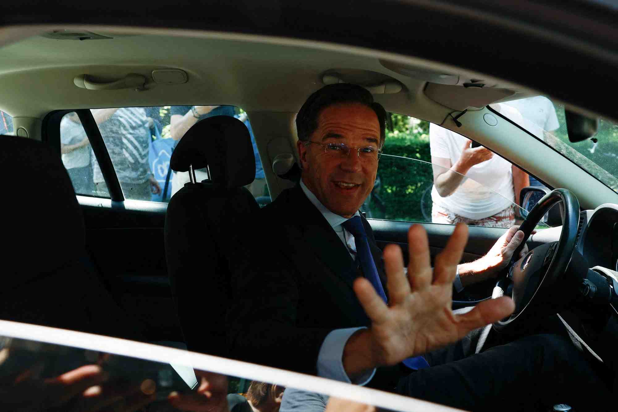 Le premier ministre neerlandais mark rutte