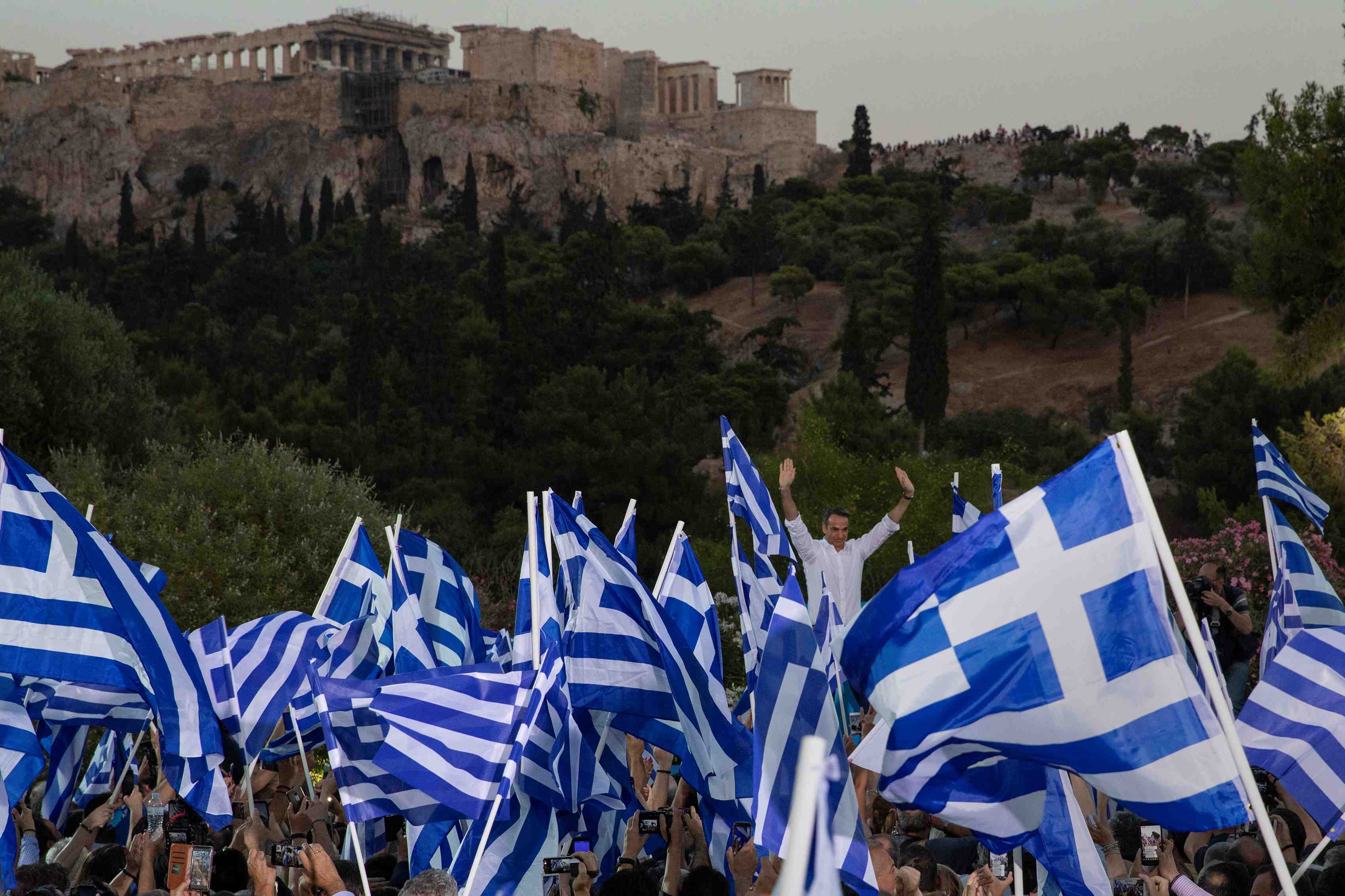 Les conservateurs grands favoris des elections en grece