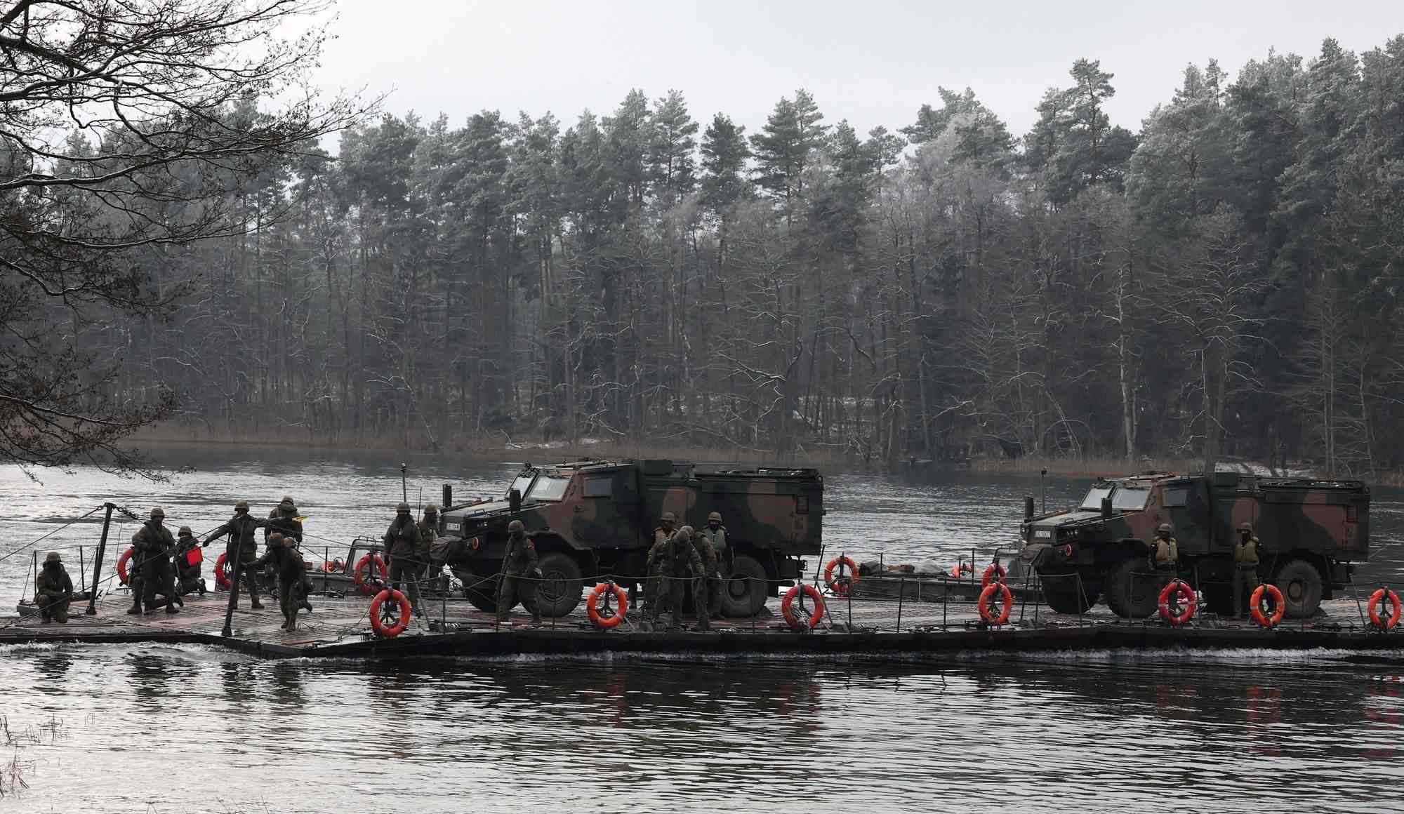 Exercices tumak-22 de l'otan dans le corridor de suwalki