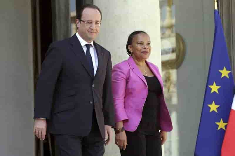 Hollande gagne un point de popularité, celle de Taubira chute