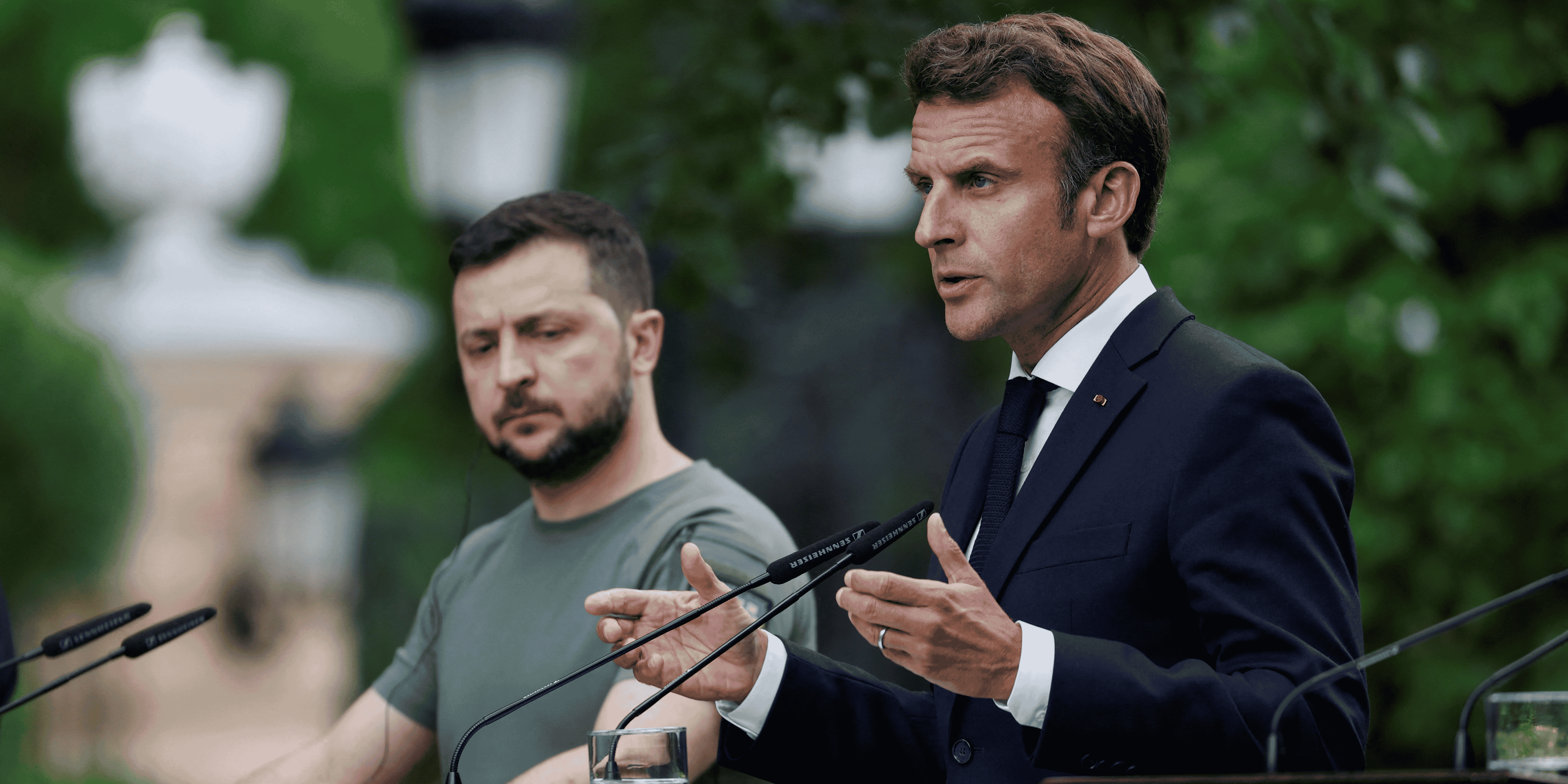 Ukraine: macron doute d'un accord sur les cereales avec la russie
