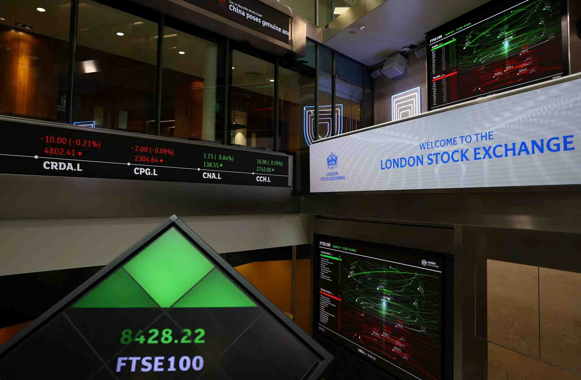 Siege de la bourse de londres