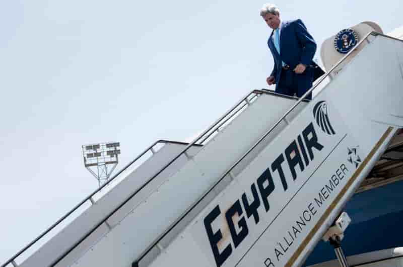 John Kerry en Egypte pour un entretien avec Abdel Fattah al Sissi