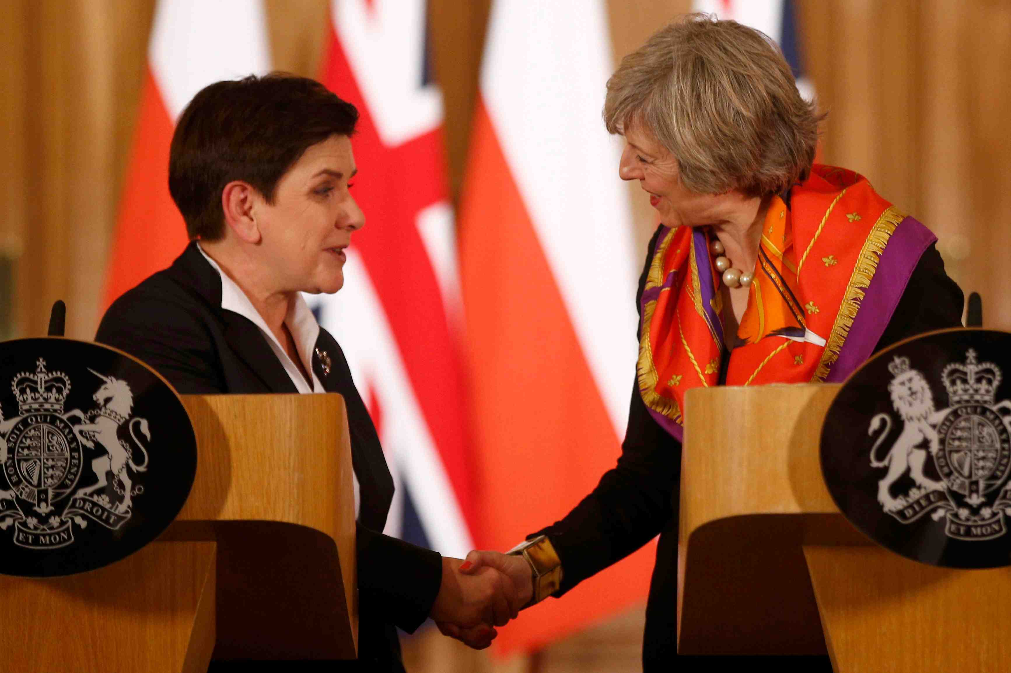 Londres veut renforcer ses relations avec varsovie avant le brexit
