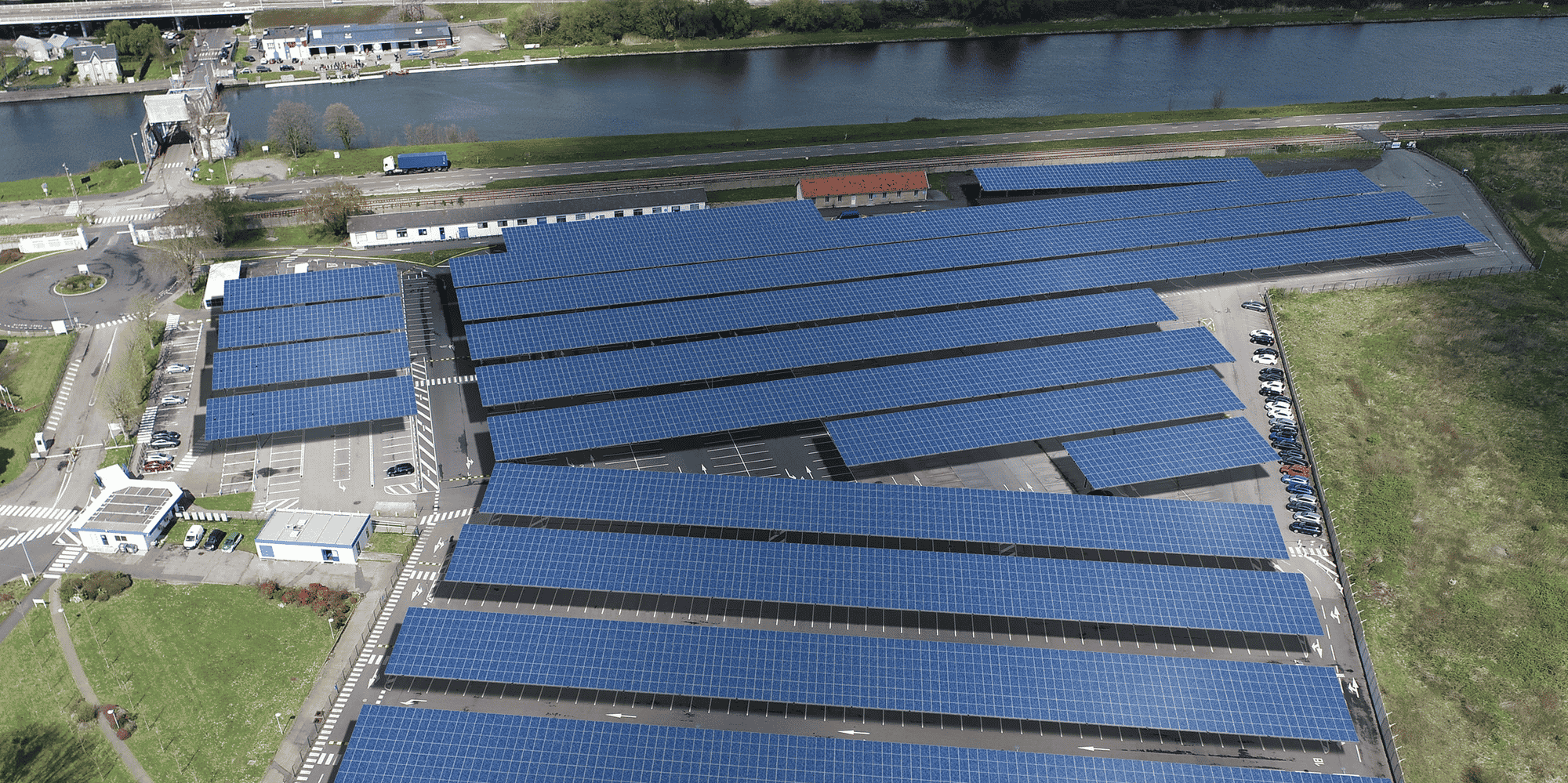 Safran, solaire, Gonfreville-l’Orcher, Safran Nacelles, solarise, usine, énergie solaire, centrale solaire, panneaux photovoltaïque, ombrières, parking