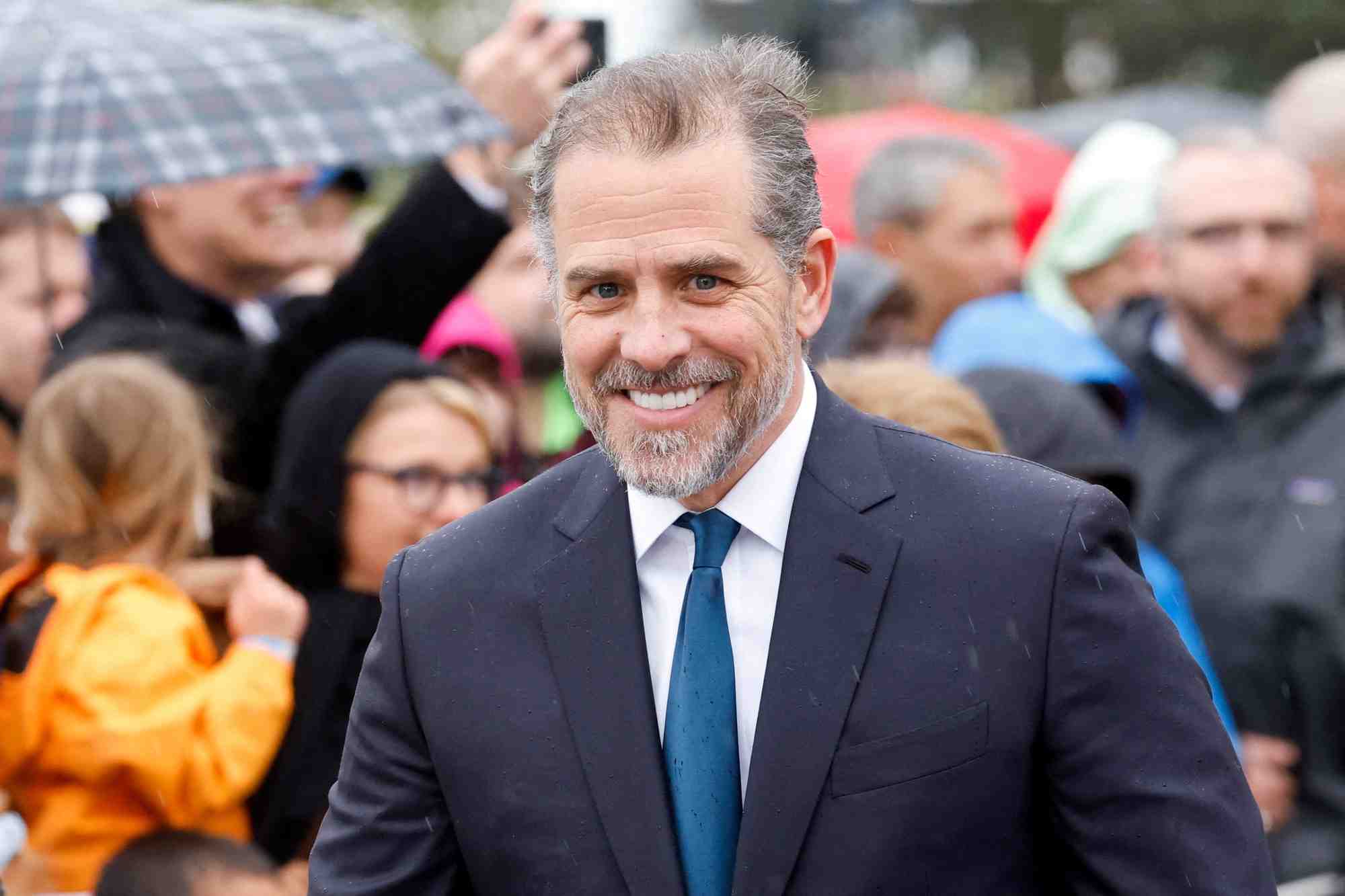 Hunter biden lors de la chasse aux oeufs de paques a la maison-blanche