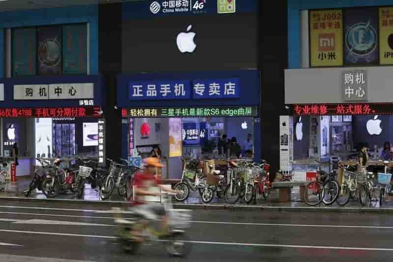 Apple ne semble pas patir du ralentissement economique chinois