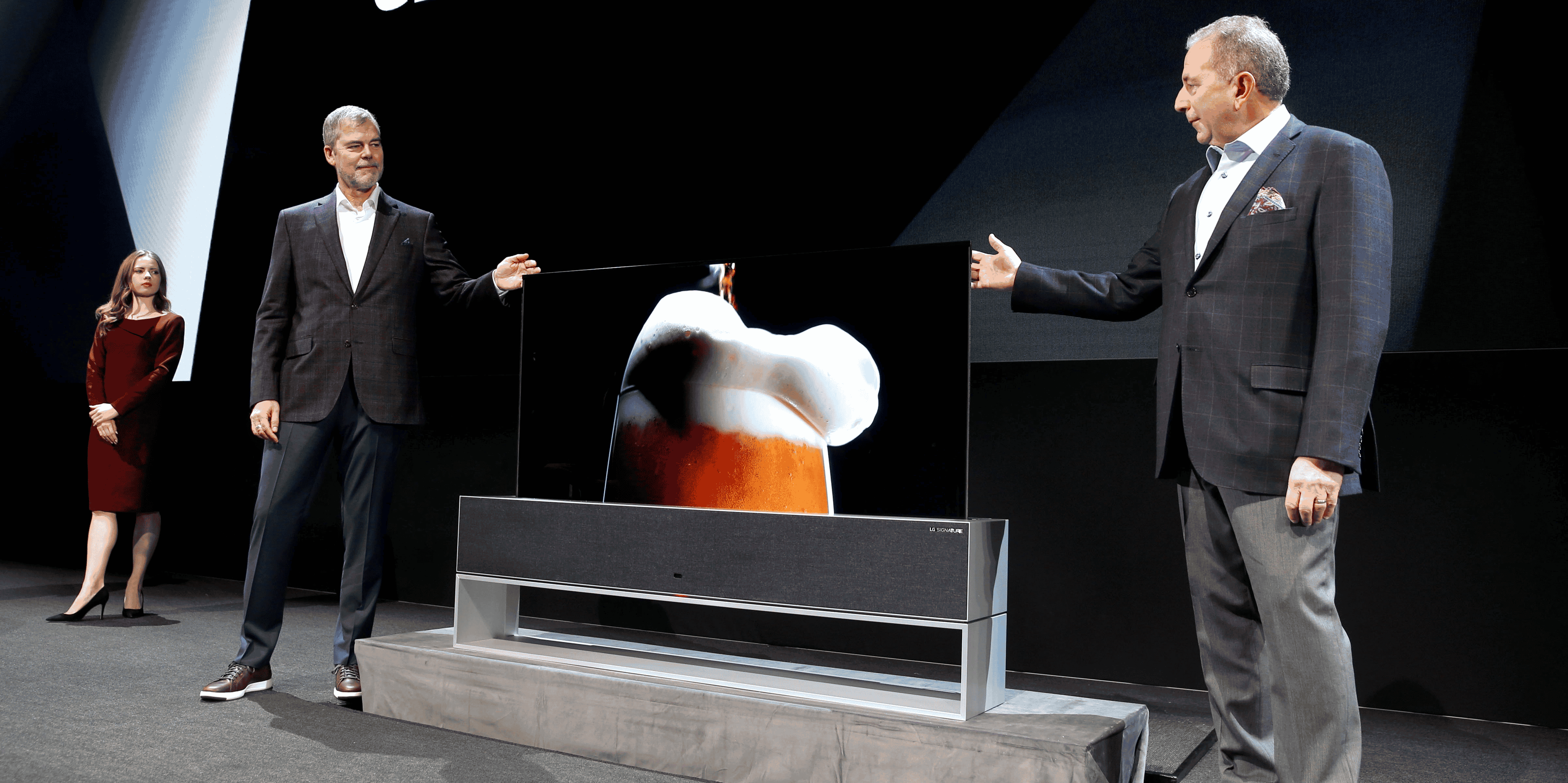 LG télé enroulable