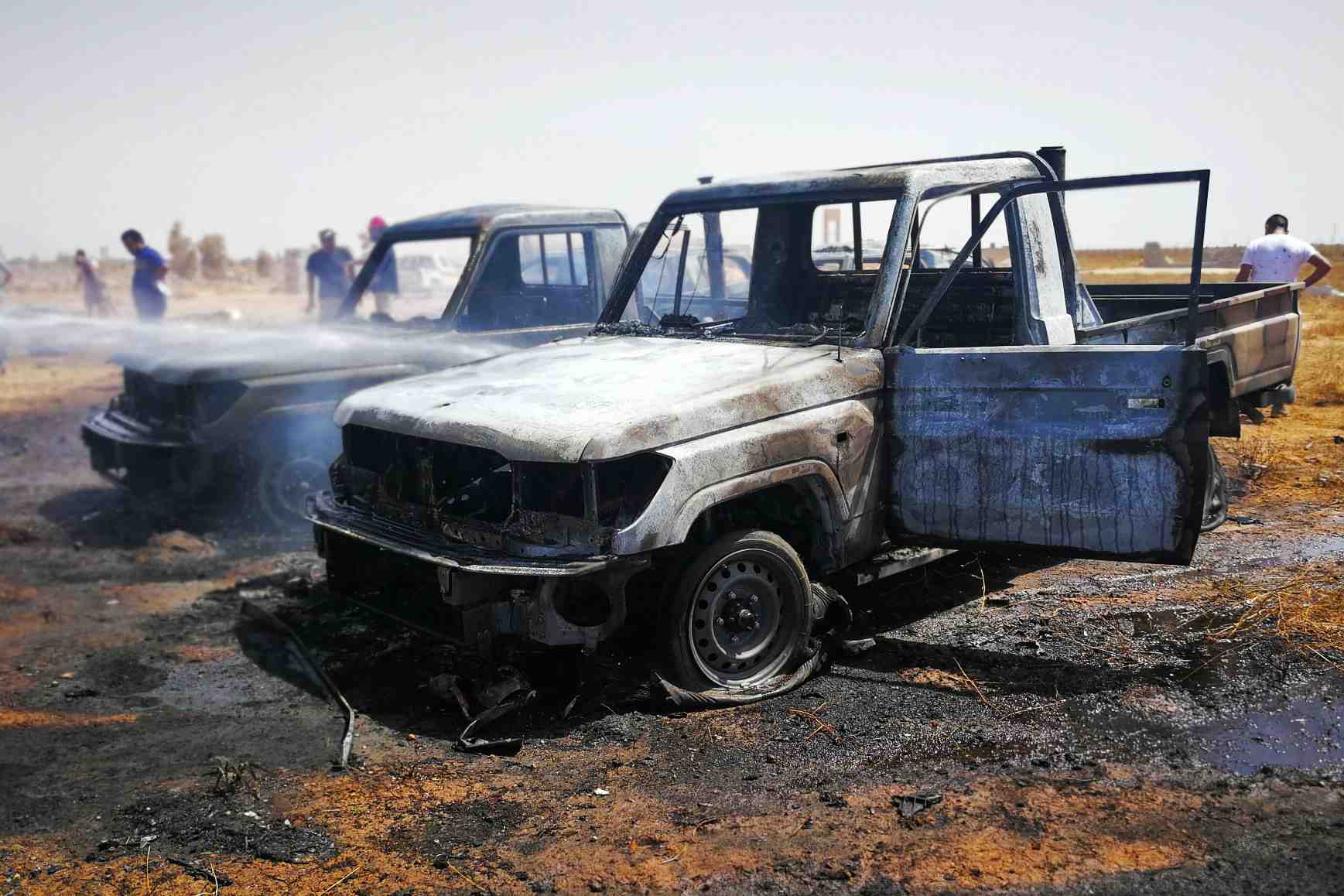 France, egypte, etats-unis appellent a la fin des combats en libye