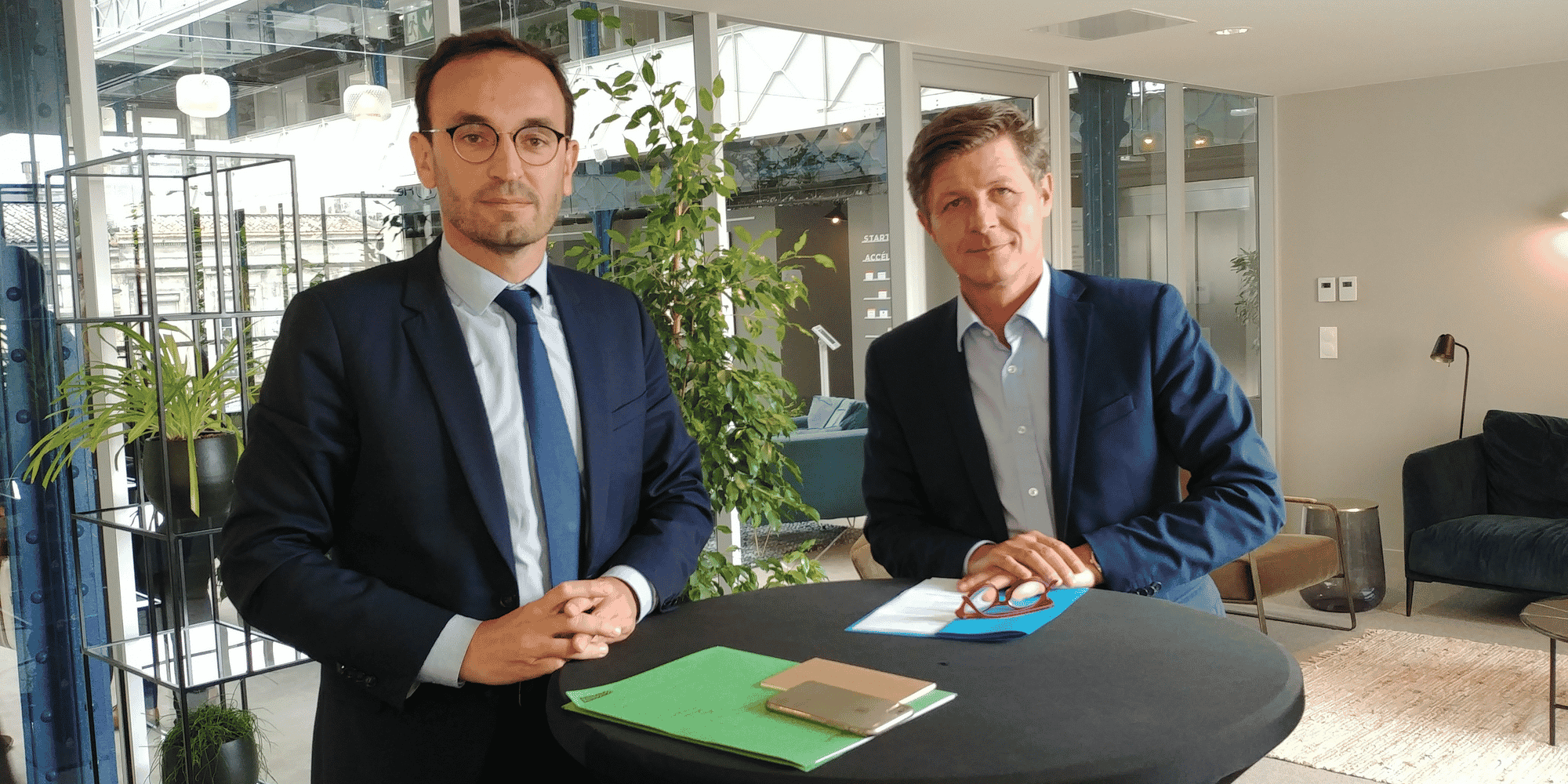 Thomas Cazenave et Nicolas Florian conduisent la liste Union pour Bordeaux en vue du second tour du 28 juin.