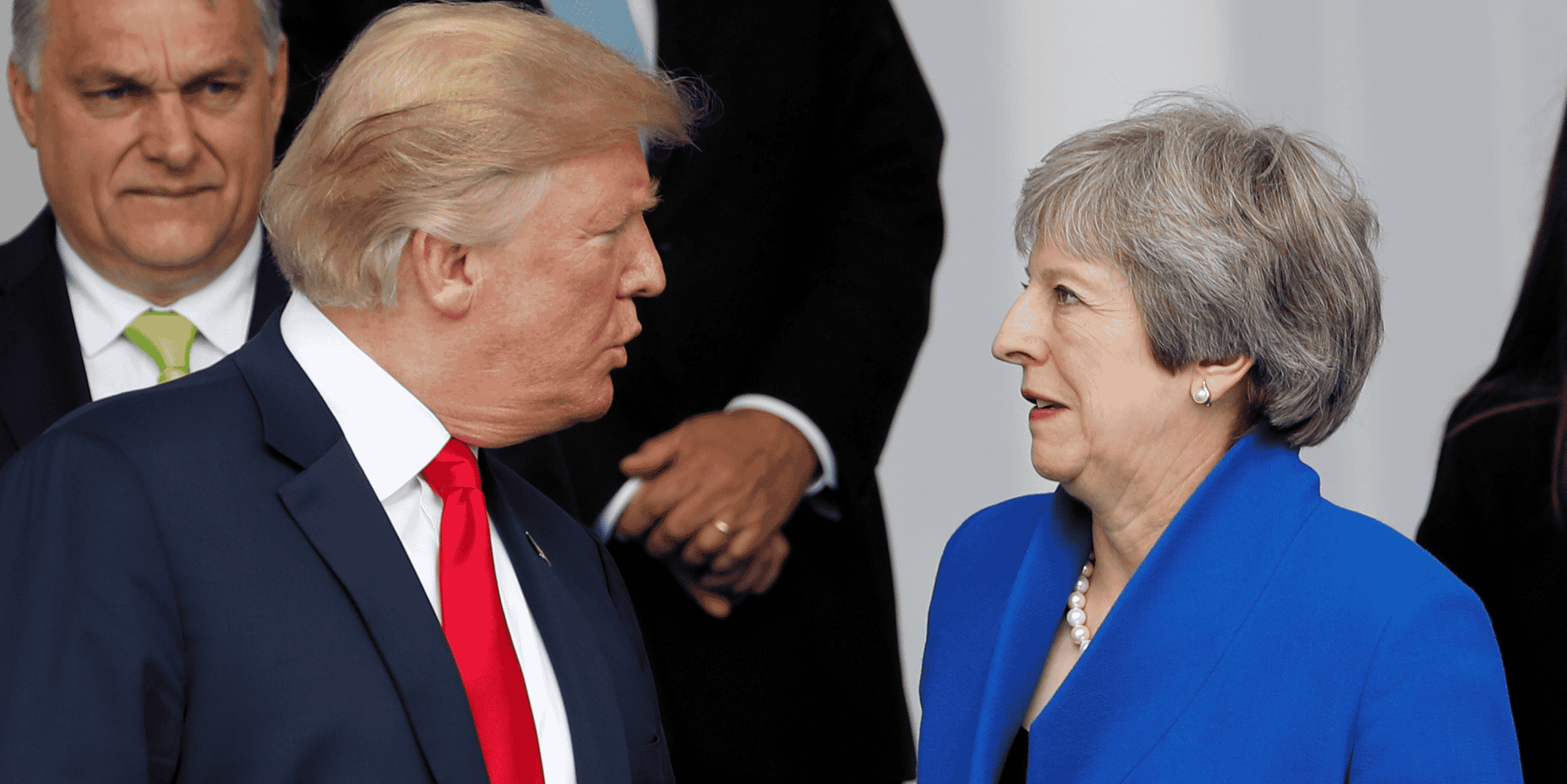 Trump, May