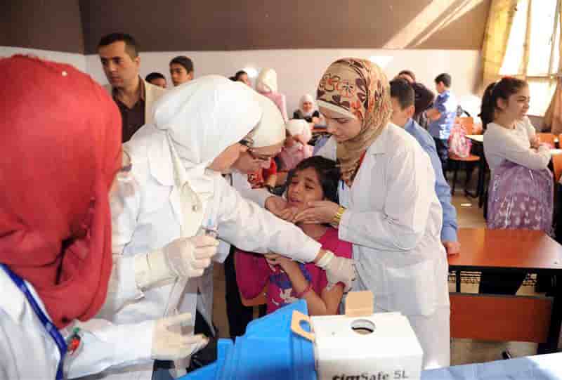 L'épidémie syrienne de polio pourrait menacer l'Europe