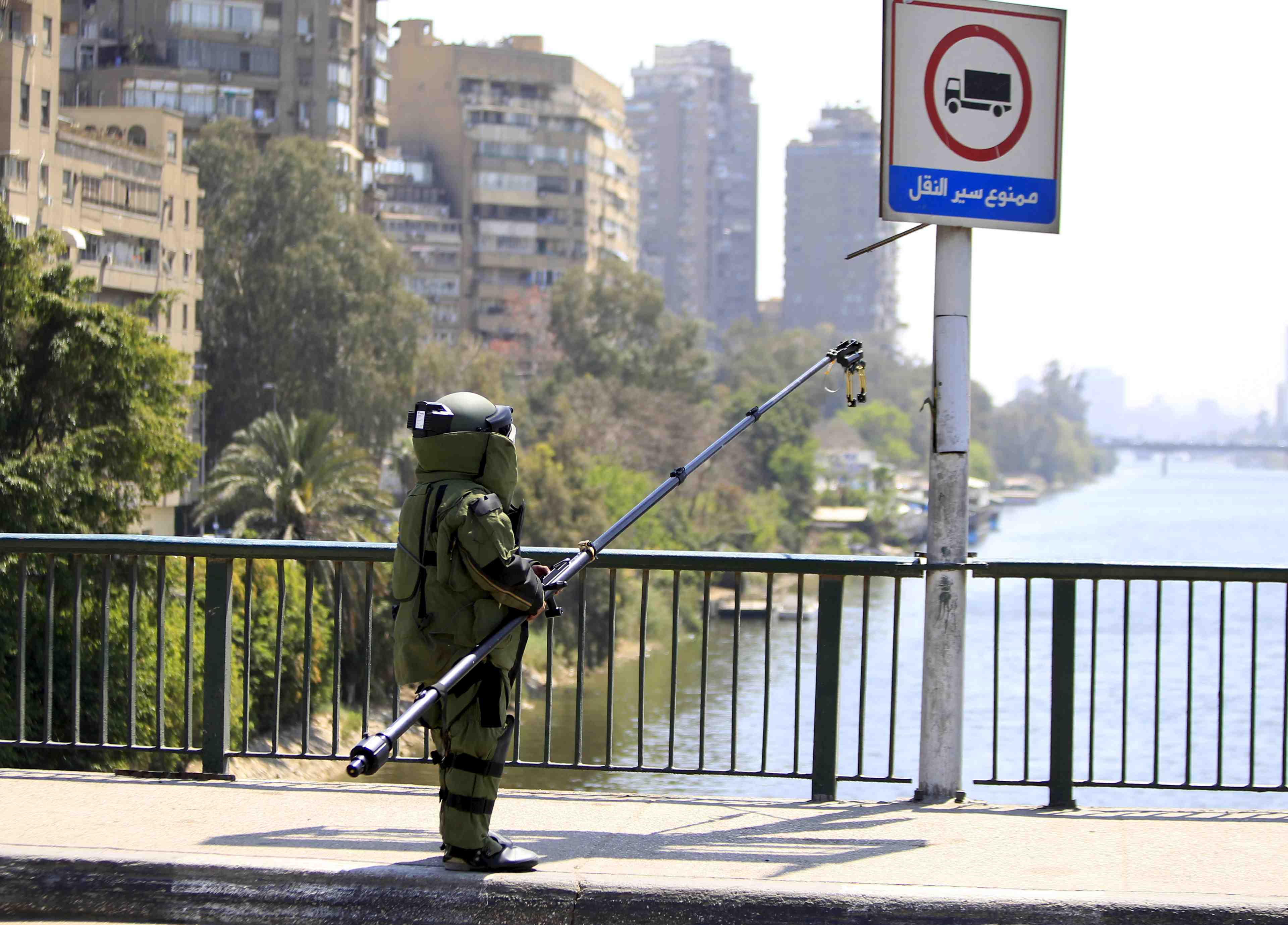 Explosion d'une bombe au caire