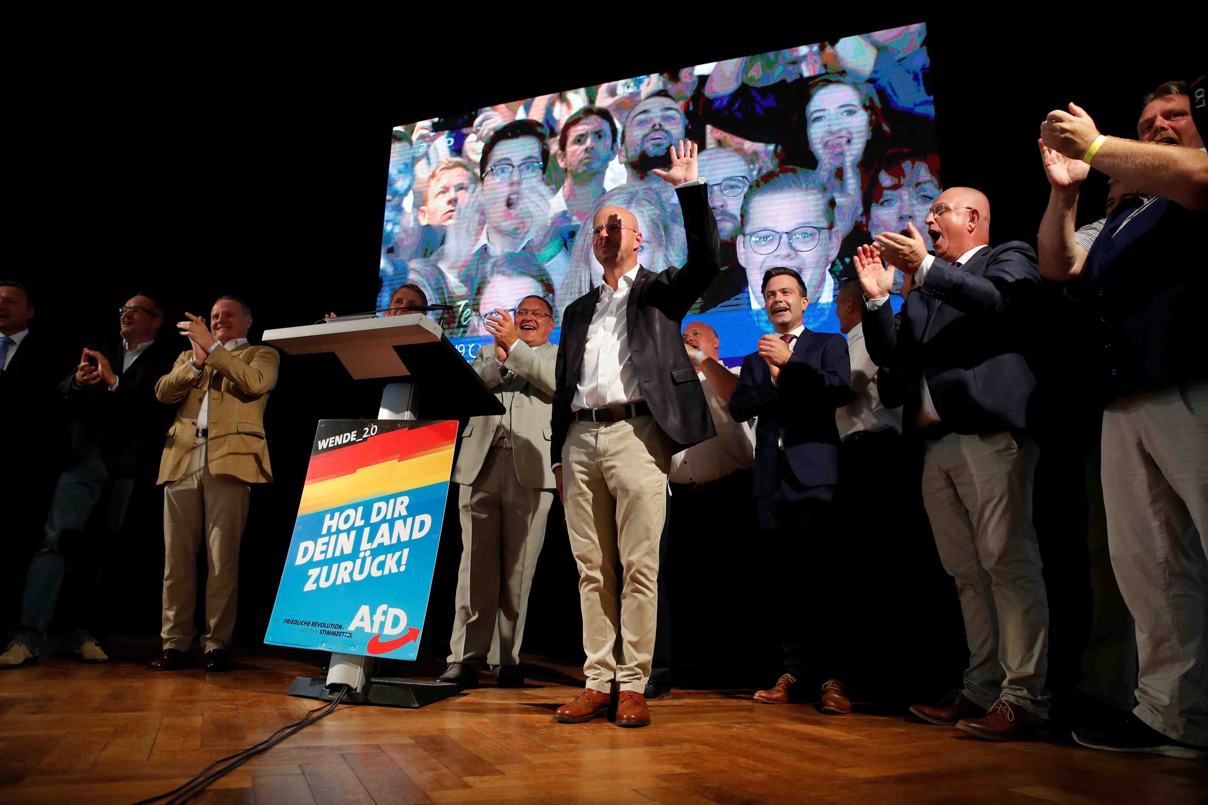 L'extreme droite progresse encore dans l'est de l'allemagne