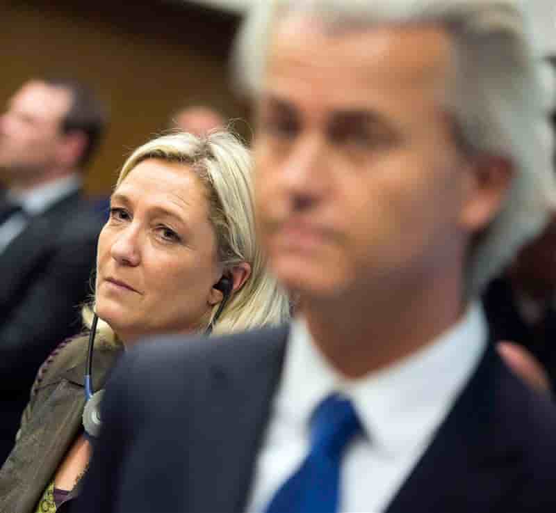 Le Pen veut regrouper les anti-euro au Parlement européen