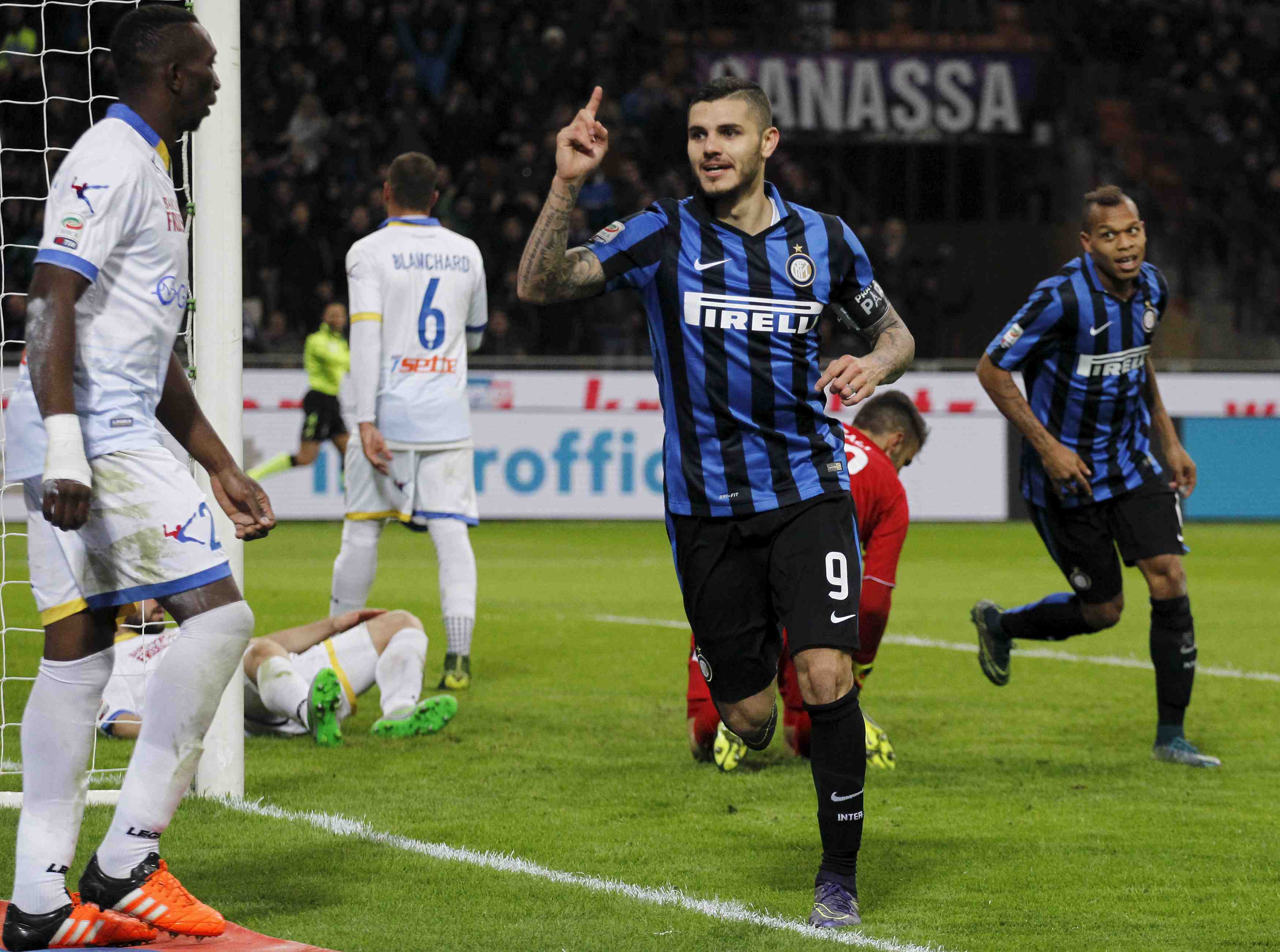 L'inter prend les commandes de la serie a