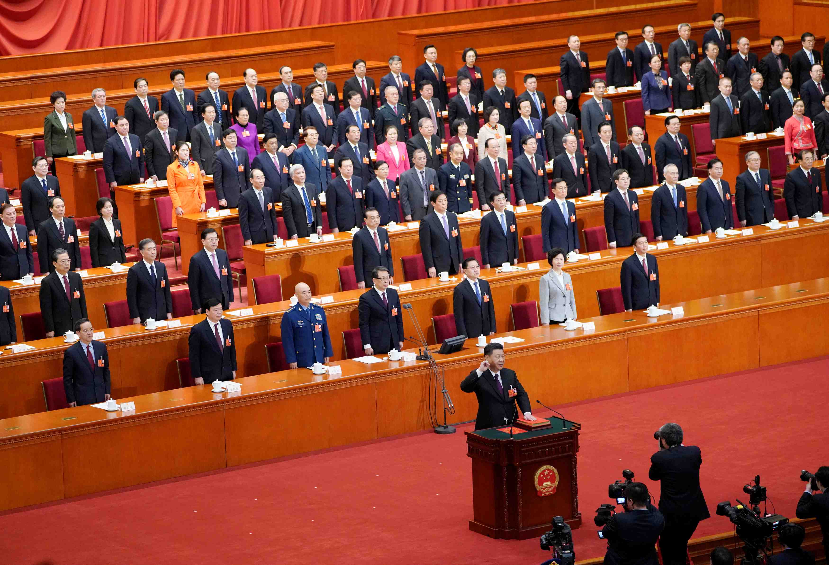 Chine: le parlement reconduit xi jinping a la presidence du pays