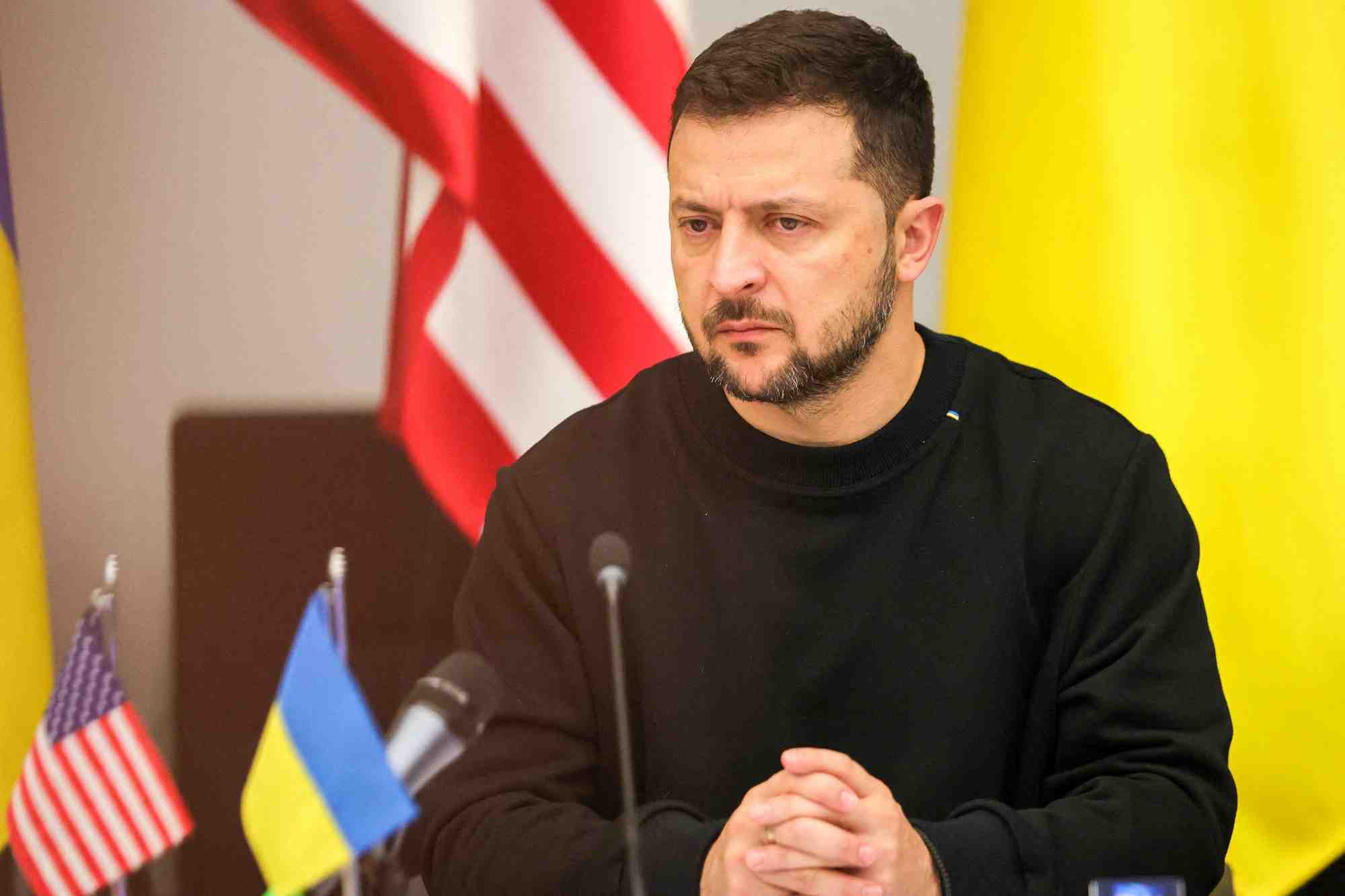 Photo du president volodimir zelensky