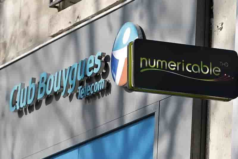 Numericable s'envole en Bourse, Bouygues chute