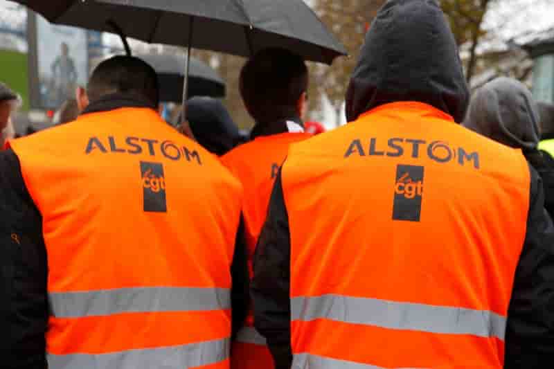 Journee de mobilisation dans les sites d'alstom et siemens