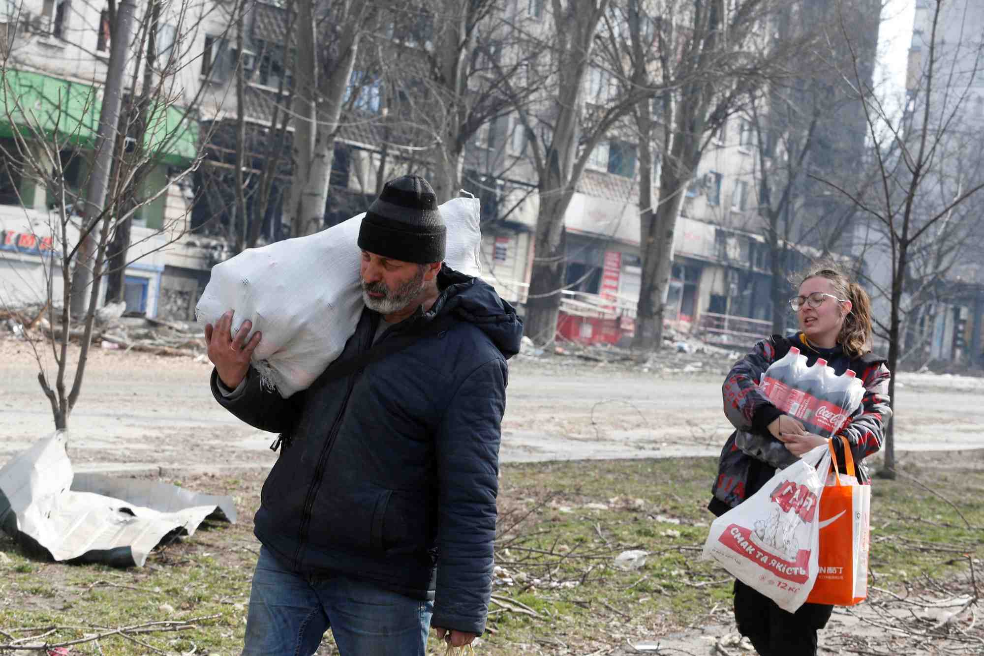 Des photos montrent des attaques russes contre des stocks de cereales en ukraine