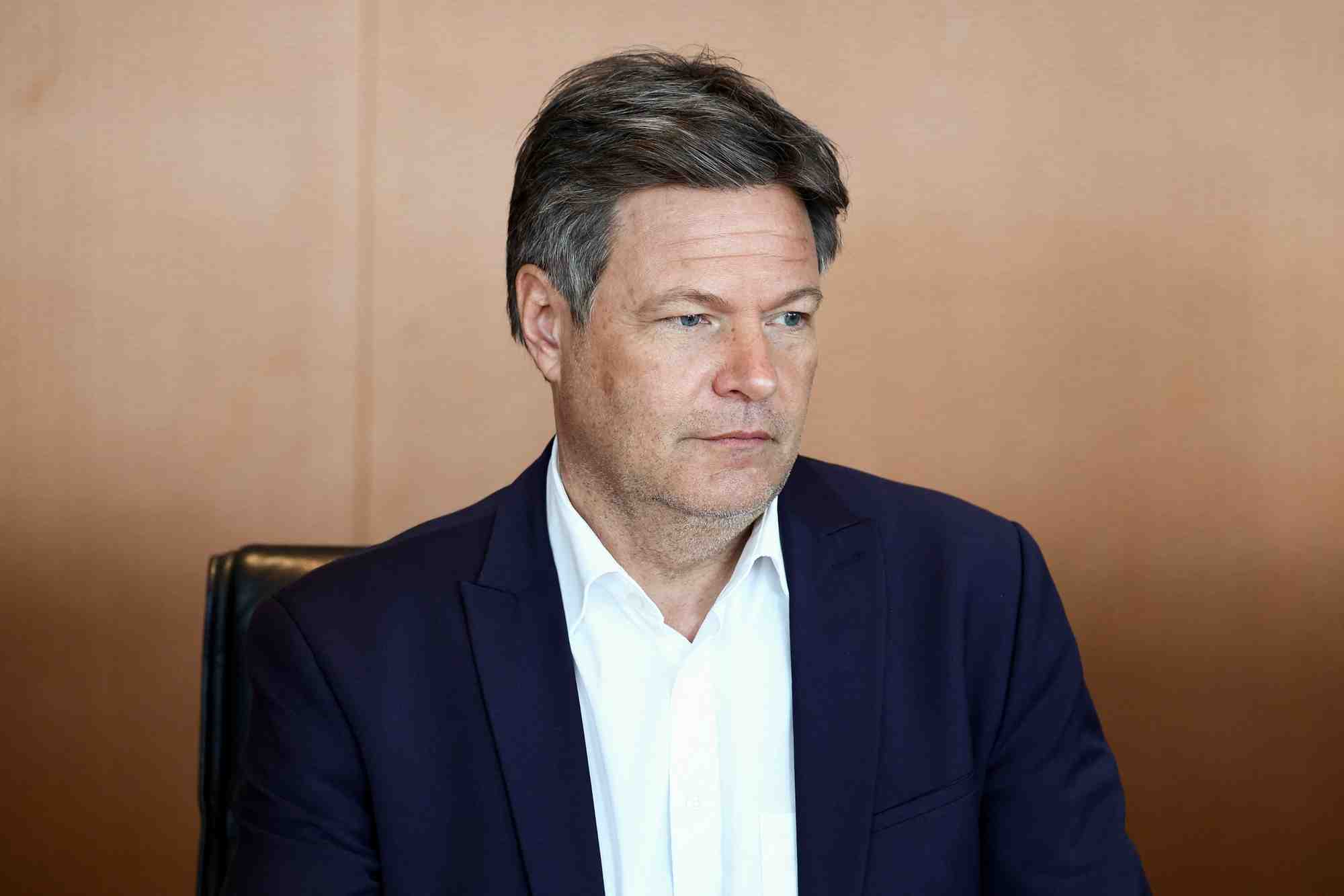 Robert habeck, le vice-chancelier et ministre federal de l'economie et du climat de l'allemagne