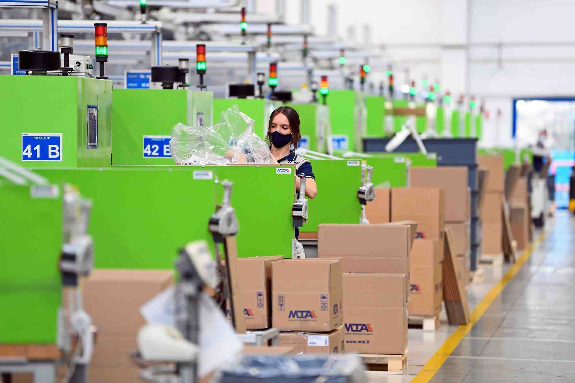 Une usine a codogno en italie
