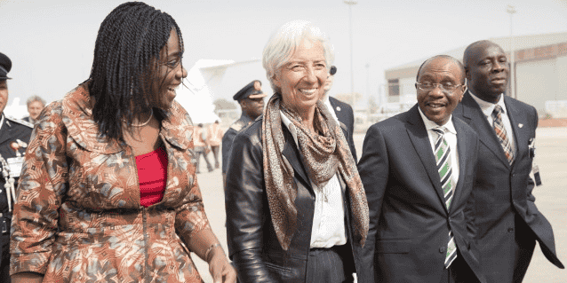 NIGERIA Kemi Adeosun Christine Lagarde Godwin Emefiele