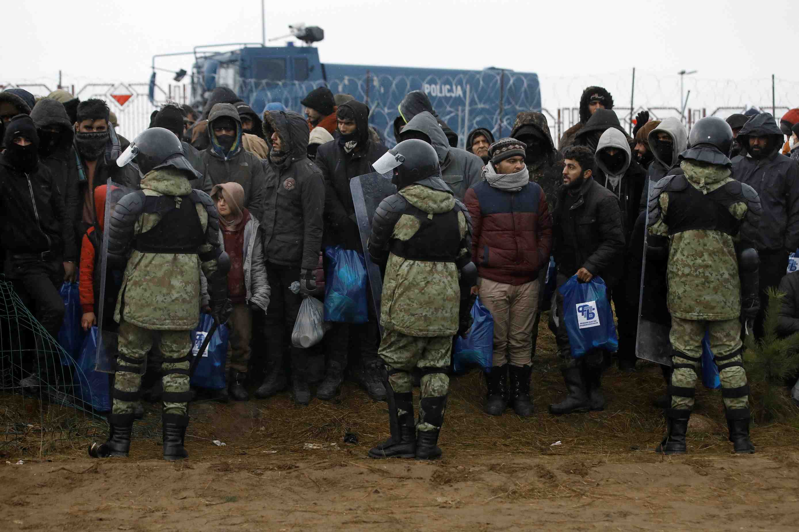 Les tentatives de passage de la frontiere pologne-bielorussie diminuent
