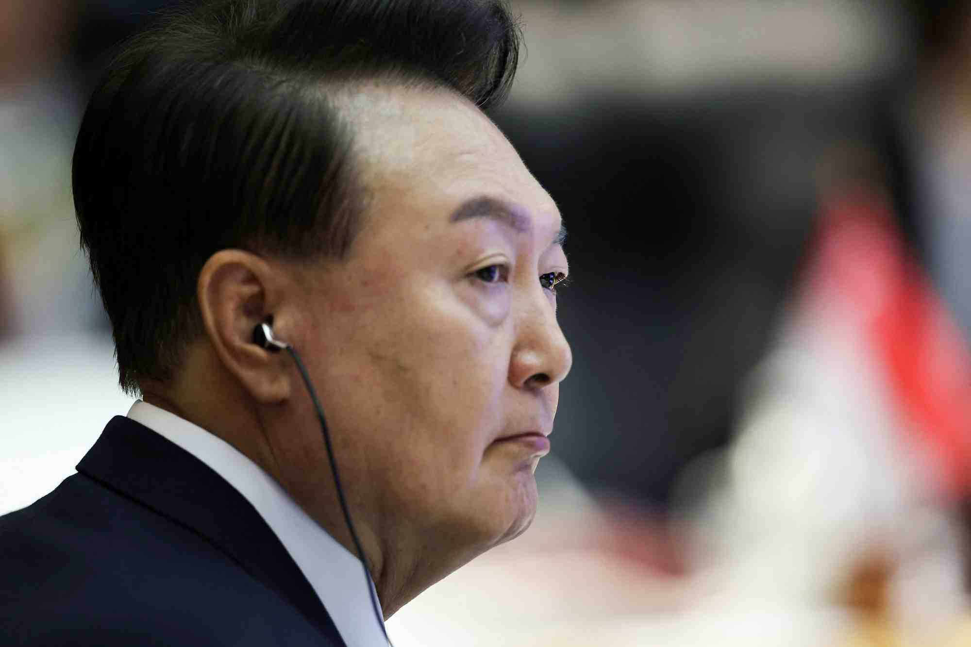 Le president sud-coreen yoon suk-yeol