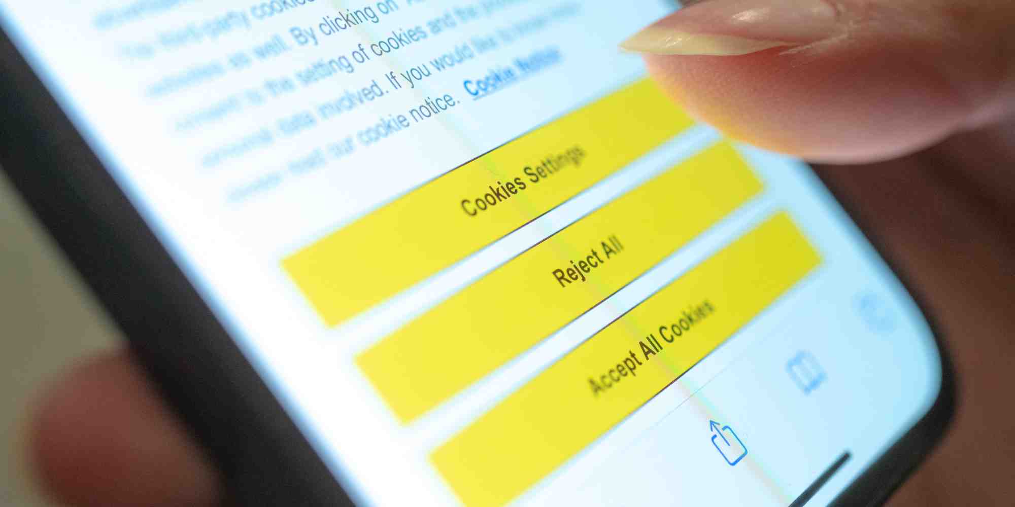Conformément à la réglementation européenne, les internautes doivent pouvoir contrôler l’activation des cookies et des traceurs qui collectent leurs données personnelles (photo d'illustration).