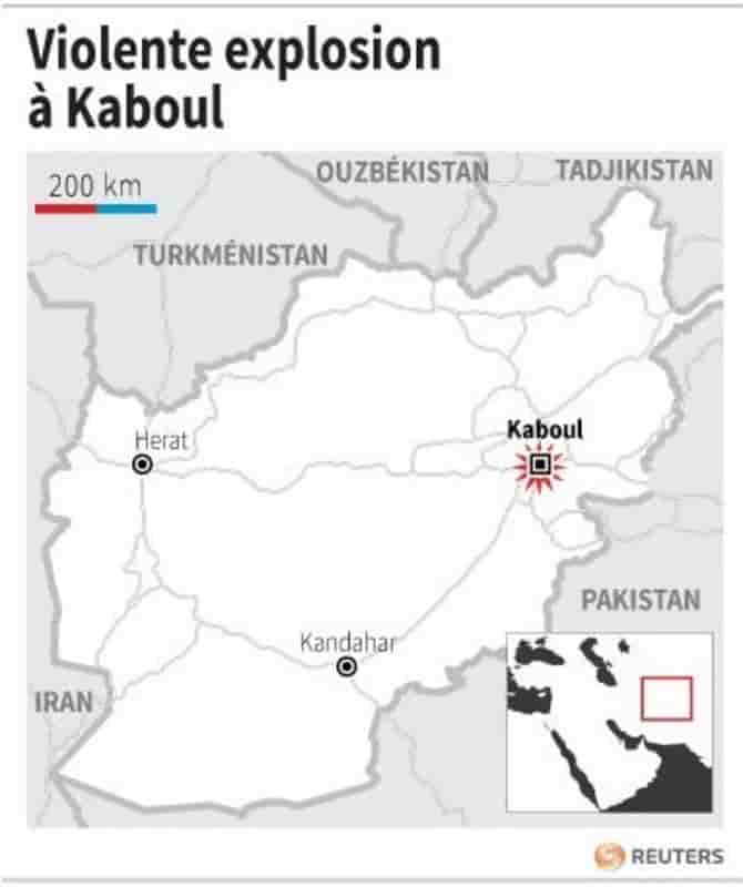 Violente explosion a kaboul