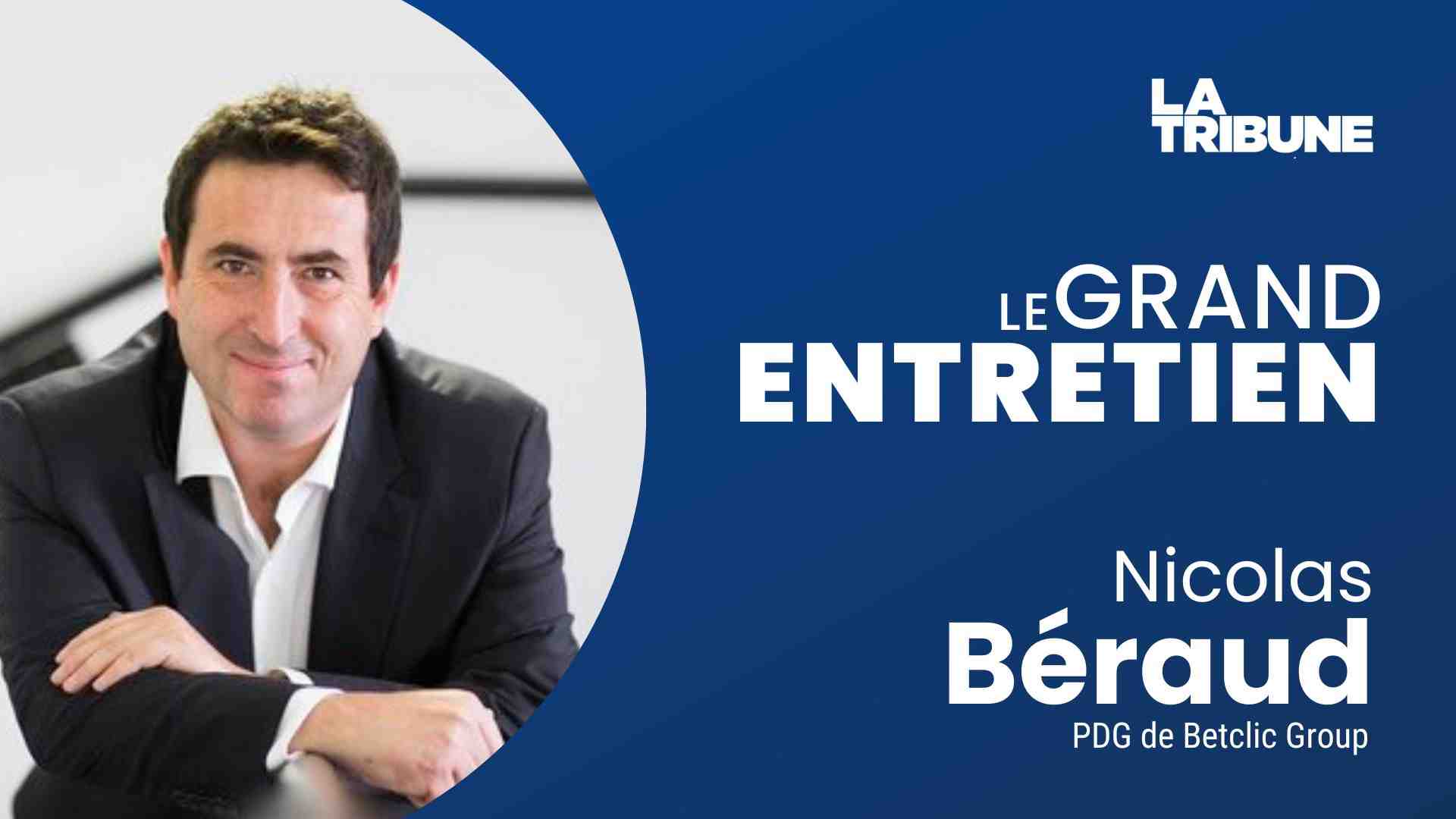 Nicolas Béraud, PDG de Betclic et président de l'Afjel.