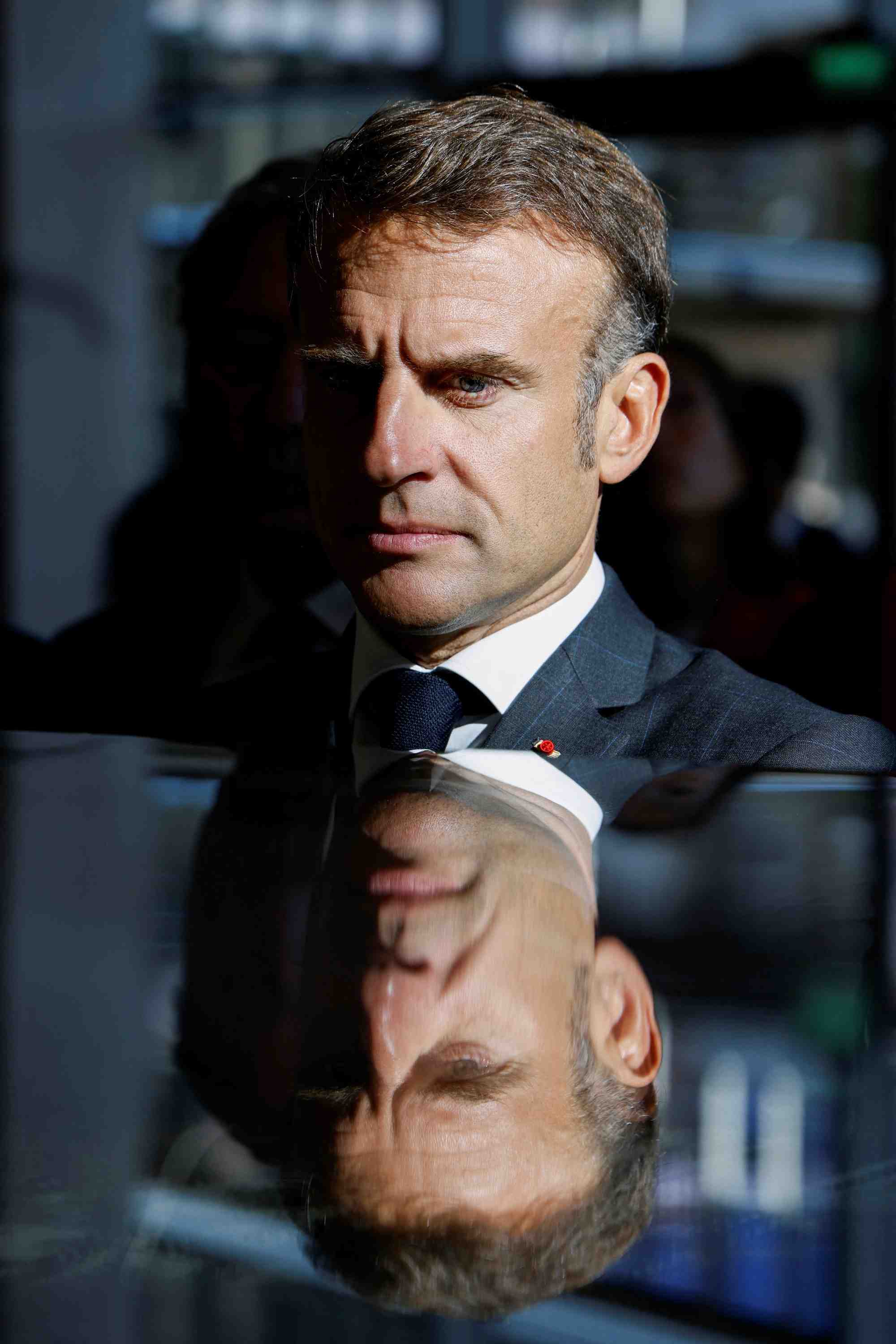 Le president francais macron