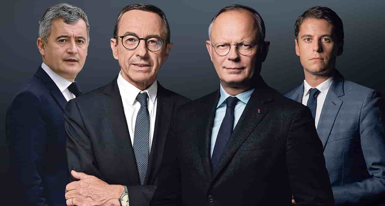 Dans le quatuor Retailleau-Philippe, Attal et Darmanin quatuor, le ministre de l'Intérieur et l'ancien Premier ministre d'Emmanuel Macron tirent leur épingle du jeu.