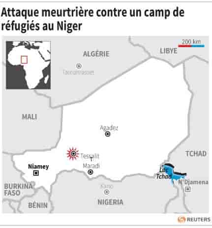 Attaque contre un camp de refugies au niger