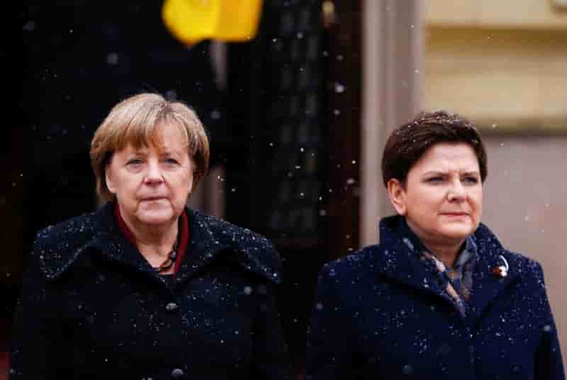 Merkel en pologne pour rapprocher les points de vue avec varsovie