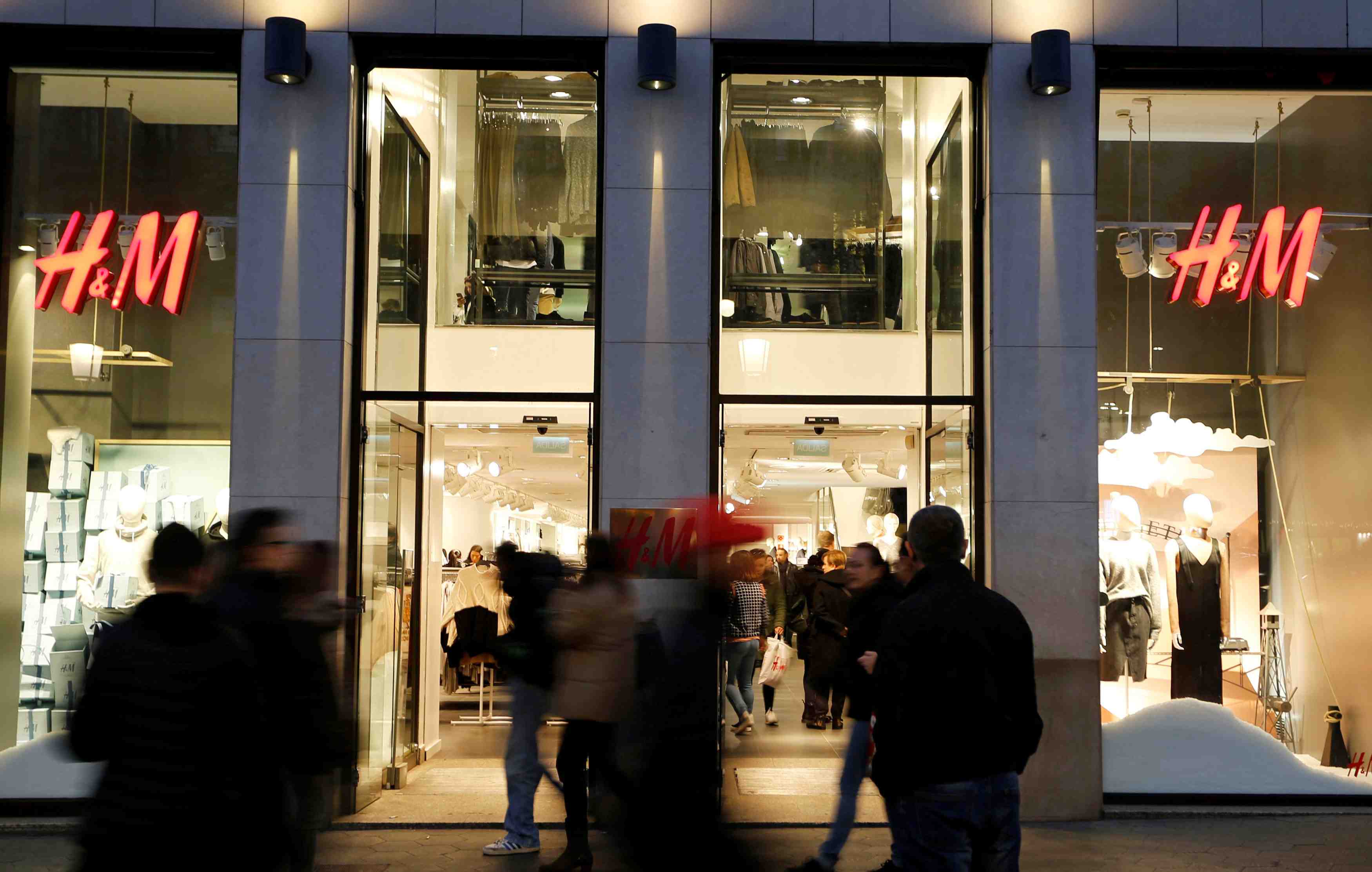 Les ventes d'h&m en hausse de 8% en janvier, moins qu'estime