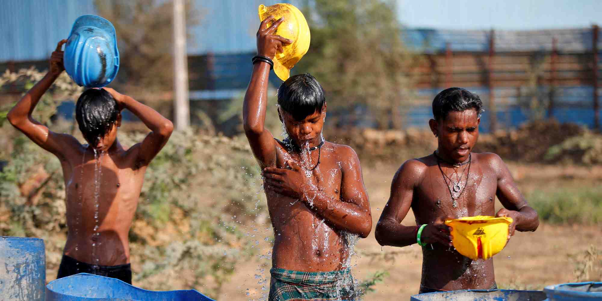 Records de chaleur en inde pour un mois d'avril