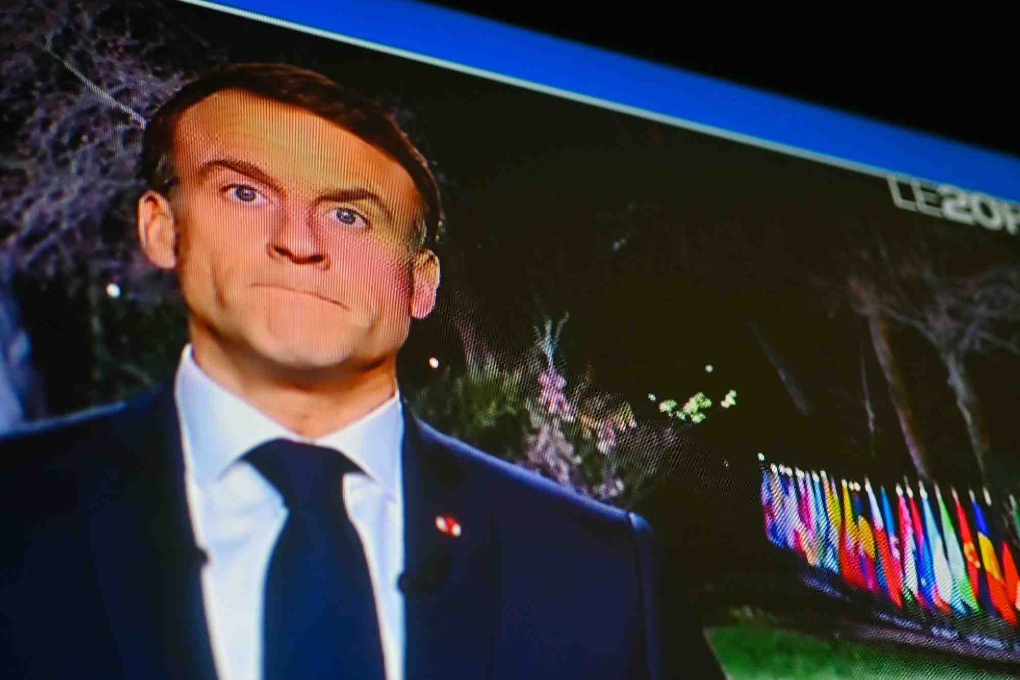 Les voeux d'Emmanuel Macron, le 31 décembre 2023.